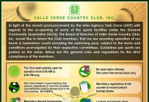 SPORTS GUIDELINES UNDER GCQ